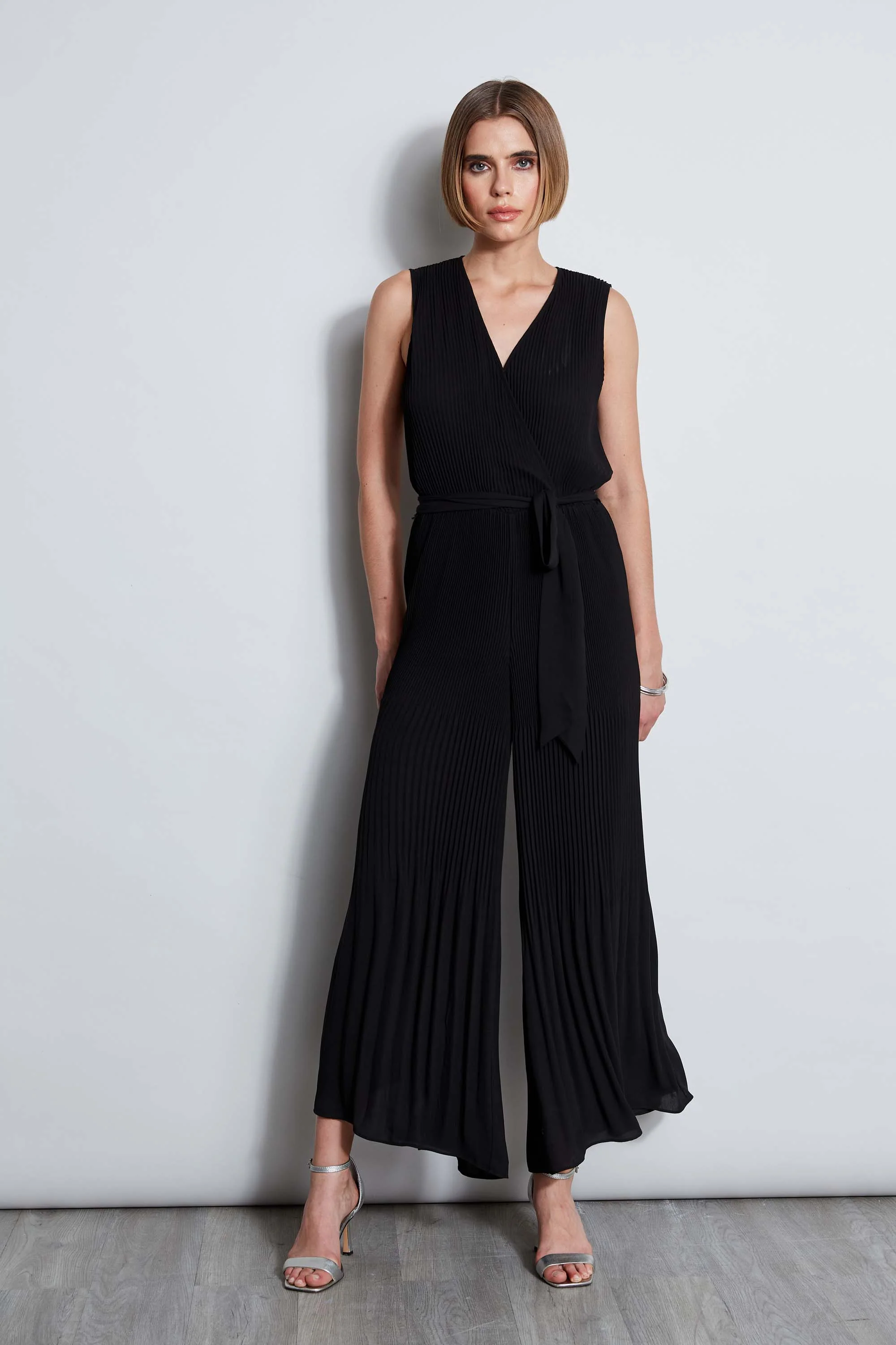 T-Tahari Pleated Jumpsuit - Inholu